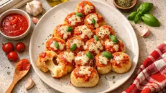 Albero di Natale di pizza: palline soffici ripiene, perfette per l’aperitivo delle feste