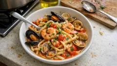 Scialatielli ai frutti di mare: il trucco per un sughetto cremoso senza panna