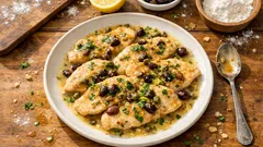 Scaloppine di pollo alle olive e limone: pronte in padella con una cremina irresistibile
