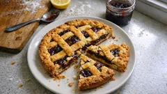 Crostata di marmellata senza riposo: frolla all’olio pronta da stendere subito