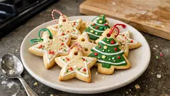 Biscotti di Natale da appendere all’albero: frolla facile e glassa reale che asciuga perfetta