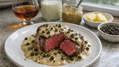 Filetto al pepe verde cremoso in padella: pochi passaggi, effetto da ristorante