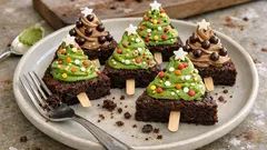 Brownies albero di Natale: l’idea semplice e scenografica da portare in tavola a festa