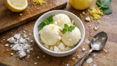 Gelato al limone senza gelatiera: cremoso e profumato, pronto con pochi passaggi