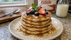 Pancake con farina di riso: soffici e senza glutine, pronti in pochi minuti