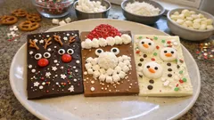 Cioccolato di Natale fatto in casa: 3 tavolette decorate (senza stampi) in poco tempo