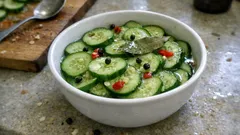 Cetrioli in agrodolce croccanti: la marinatura veloce che profuma di spezie