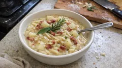 Pasta e patate cremosa in una sola pentola: il trucco per farla legare bene