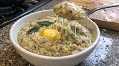 Polenta taragna cremosa e filante: il metodo semplice che non fa grumi