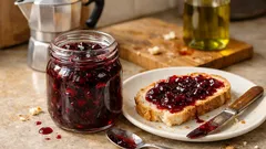 Marmellata di ciliegie al vino rosso: profumata e facile da regolare in cottura