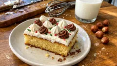 Torta di Natale con Nutella: in teglia, morbida e facile da porzionare