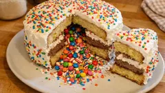 Torta pignatta con sorpresa di confetti: il dolce perfetto per un compleanno